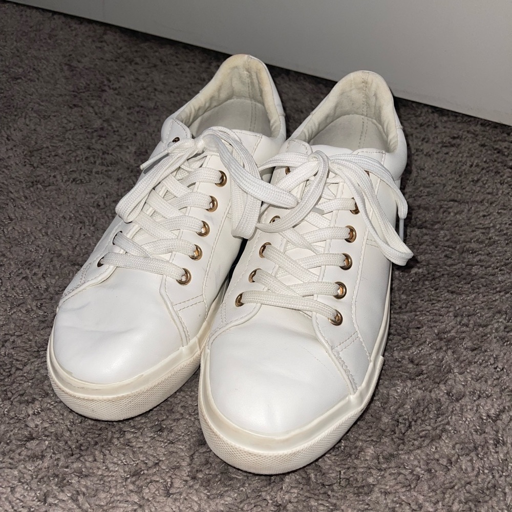 White sneakers